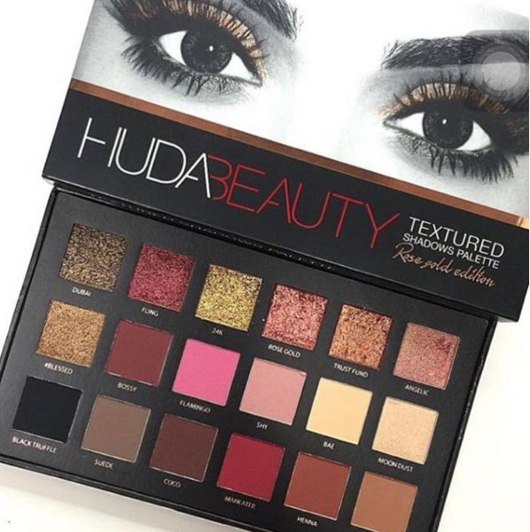 Huda Beauty Rose Gold Edition 18 สี
